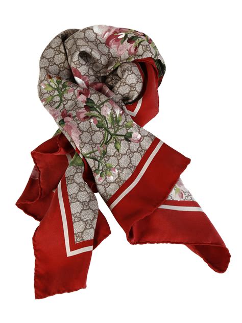 gucci wool scarf red|silk Gucci scarf women.